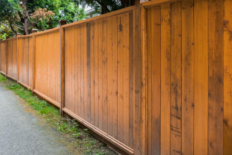 Wooden Fence Installation